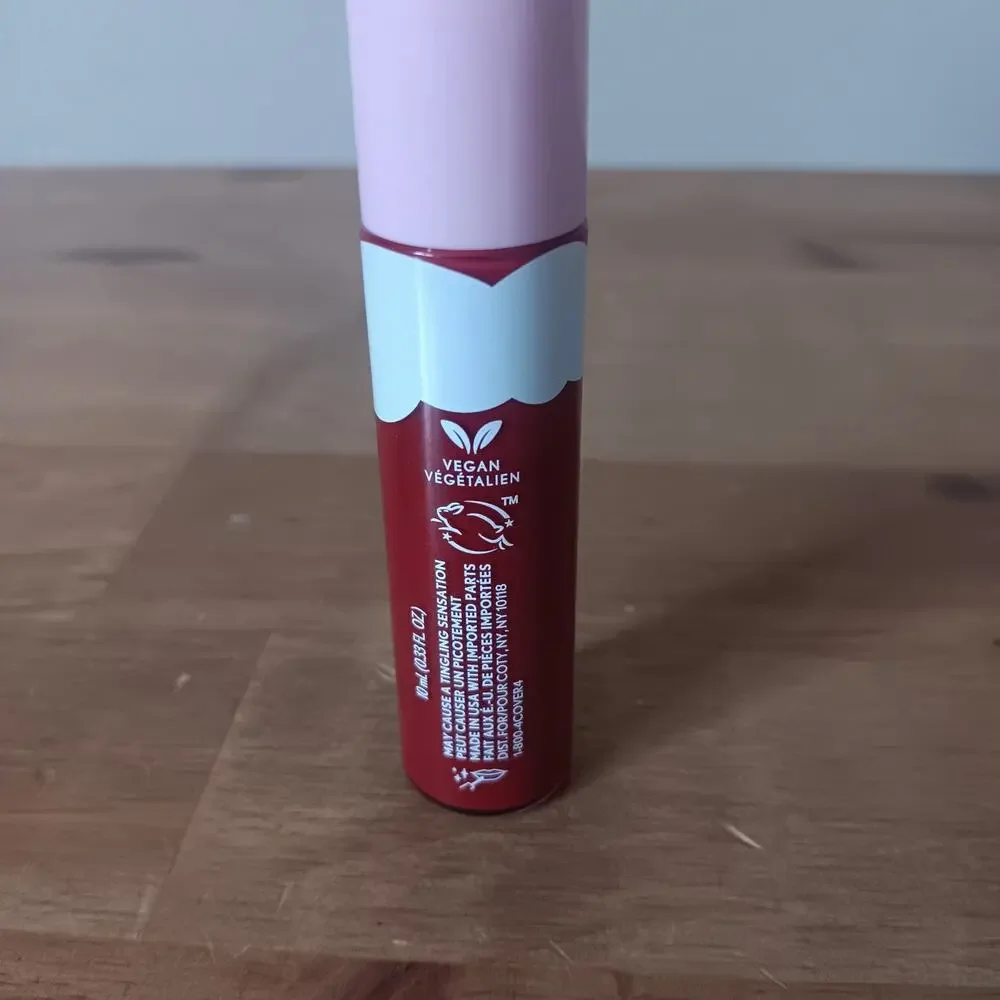 Covergirl 0.33oz S-Mitten With You Clean Fresh Yummy Plumper Lip Gloss Red-Qty 3